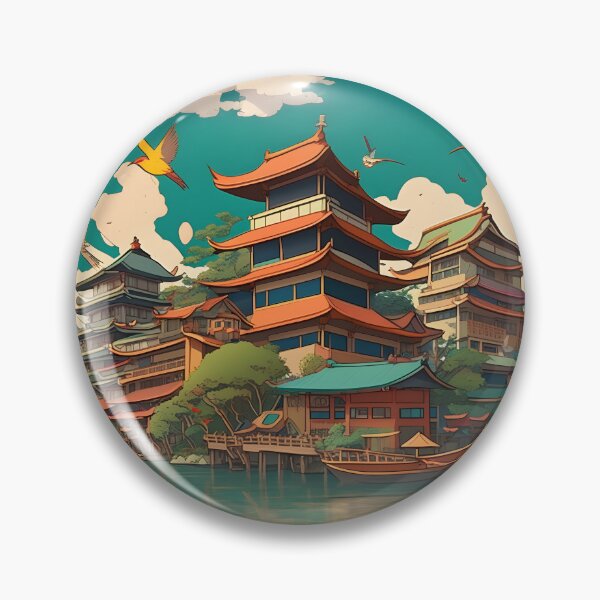 Item preview, Fabulous Japanese Town 0006 "VERY COLOURFUL"  designed and sold by Atooz-Studio.