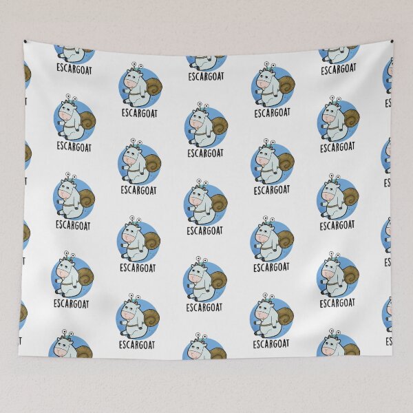 Item preview, Escar-goat Funny French Snail Puns  designed and sold by punnybone.