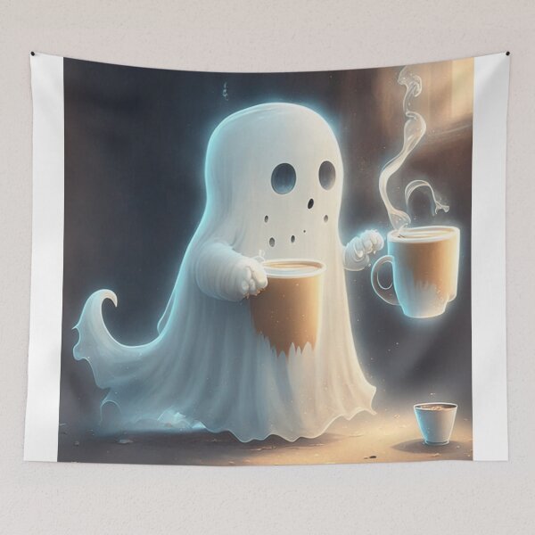 Item preview, Ghost getting coffee designed and sold by Shopart1283.