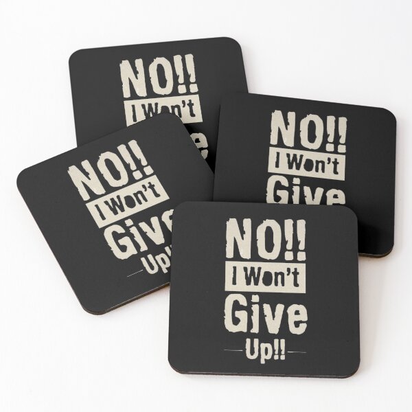 Item preview, I Won't Give Up! designed and sold by ActiveGainsGear.