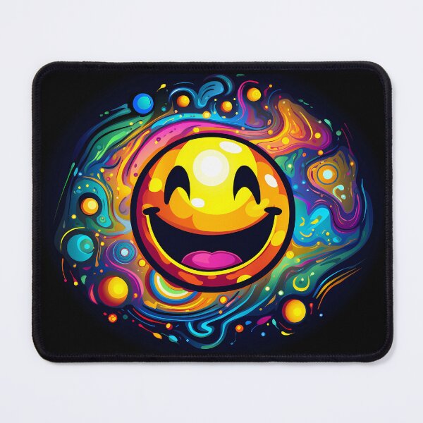 Item preview, feliz, maravilloso, trippy, cara sonriente designed and sold by AwesomeAiArt.