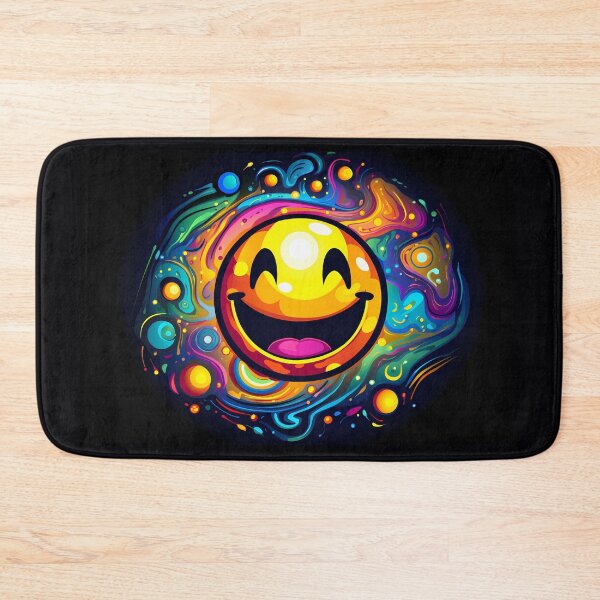 Item preview, Happy Groovy Trippy Smiley Face designed and sold by AwesomeAiArt.