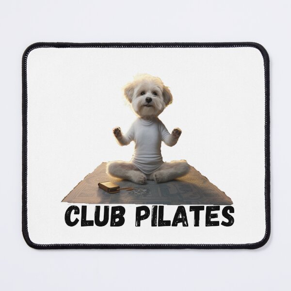 Item preview,  Club Pilates dog on a mat  designed and sold by Socool101.