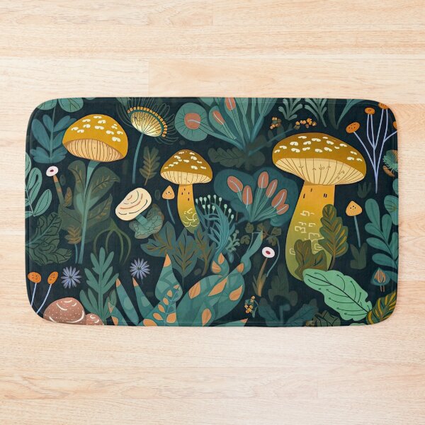 Item preview, Aesthetic Mushrooms and Plants Background designed and sold by TheFullFantasy.