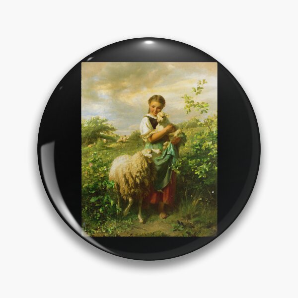 Item preview, Johann Baptist Hofner The Shepherdess 1866 designed and sold by HerrmannAdela.