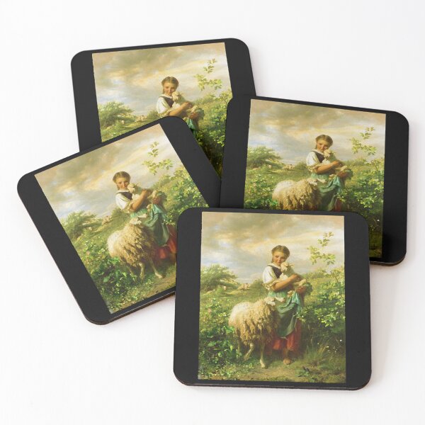 Item preview, Johann Baptist Hofner The Shepherdess 1866 designed and sold by HerrmannAdela.