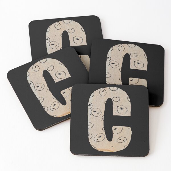 Item preview, Capital letter C cut out paper alphabet black designed and sold by Yana Mustafina | Boho Soulful Designs.