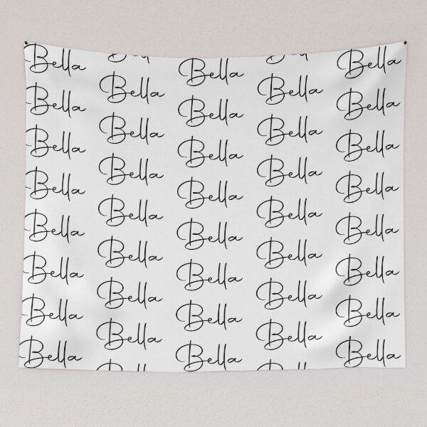 Artikelvorschau, Bella Cursive Namensschild entworfen und verkauft von NafilNafiz.