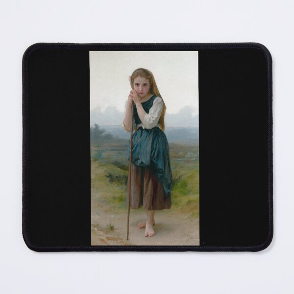 Item preview, The Little Shepherdess (1891) - William Bouguereau designed and sold by HerrmannAdela.