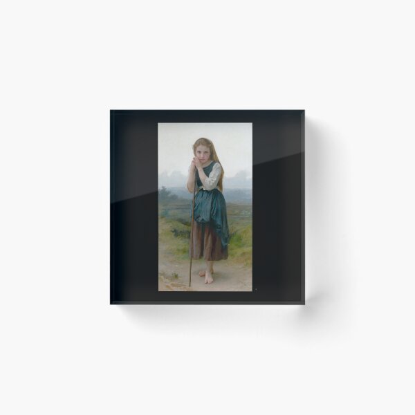 Item preview, The Little Shepherdess (1891) - William Bouguereau designed and sold by HerrmannAdela.