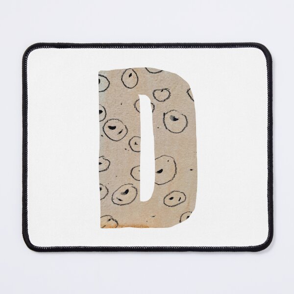 Item preview, Capital letter D cut out paper alphabet designed and sold by Yana Mustafina | Boho Soulful Designs.