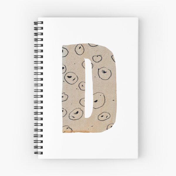 Item preview, Capital letter D cut out paper alphabet designed and sold by Yana Mustafina | Boho Soulful Designs.