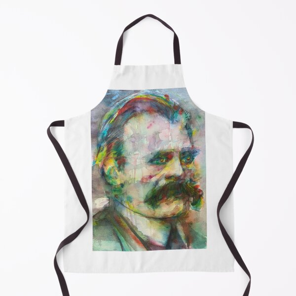 Item preview, FRIEDRICH NIETZSCHE watercolor portrait. 17 designed and sold by lautir.