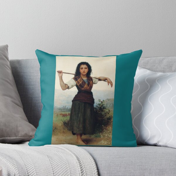 Item preview, The Little Shepherdess (1889) - William Bouguereau designed and sold by HerrmannAdela.