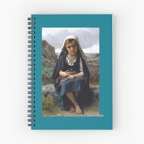 Item preview, The shepherdess (1881) - William Bouguereau designed and sold by HerrmannAdela.