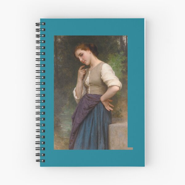 Item preview, The Shepherdess (1895) - William Bouguereau designed and sold by HerrmannAdela.