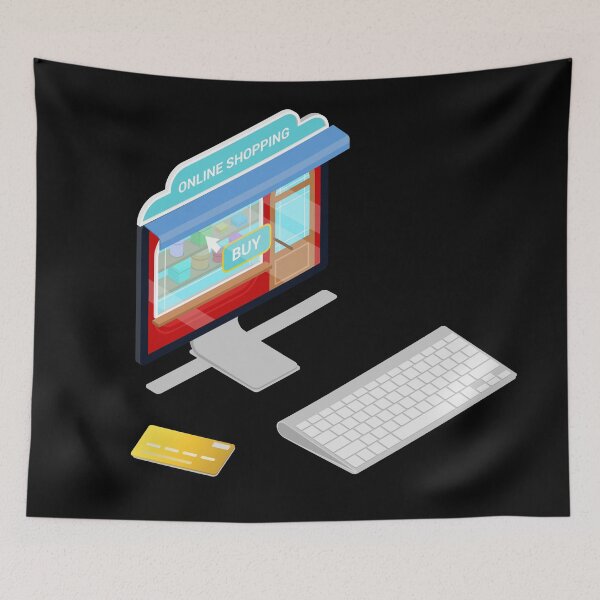 Item preview, Online Shopping. Isometric Computer. Electronic commerce.  designed and sold by ivector.