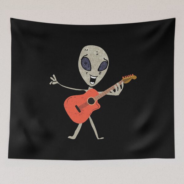 Item preview, Alien Guitarist designed and sold by AMERICANCHEEZ.