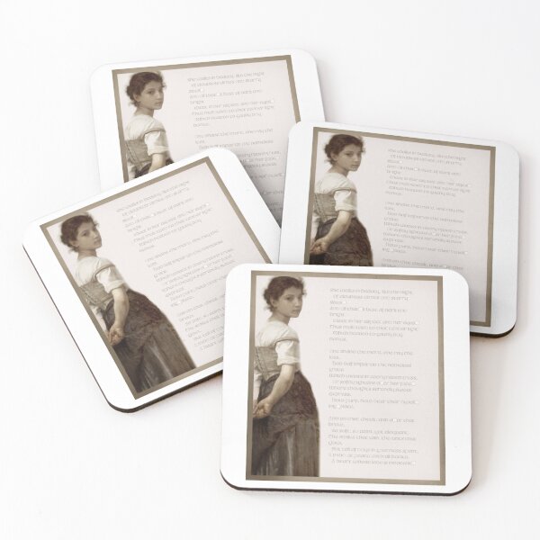 Item preview, The Young Shepherdess + She Walks In Beauty designed and sold by HerrmannAdela.