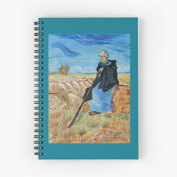 Item preview, Vincent Van Gogh, The Shepherdess, Acrylic painting designed and sold by HerrmannAdela.