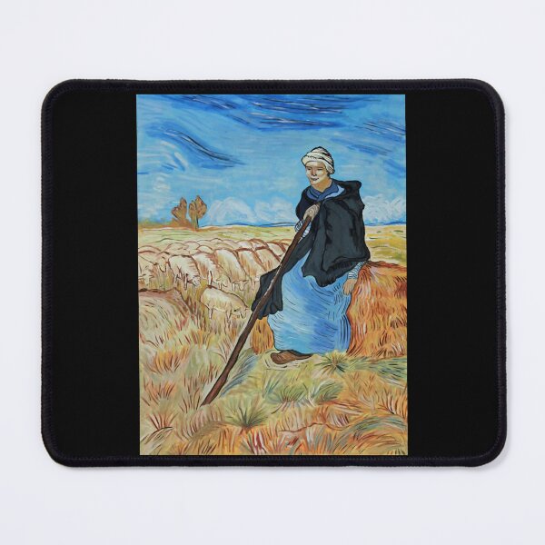 Item preview, Vincent Van Gogh, The Shepherdess, Acrylic painting designed and sold by HerrmannAdela.