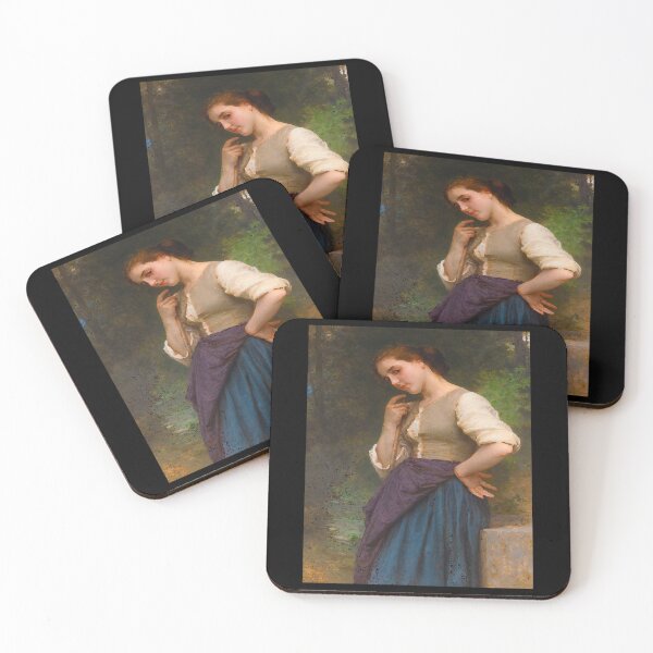 Item preview, William Adolphe Bouguereau -The Shepherdess designed and sold by HerrmannAdela.