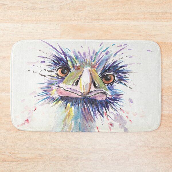 Item preview, Emu or Ostrich Bird with funny eyes designed and sold by Marjansart.