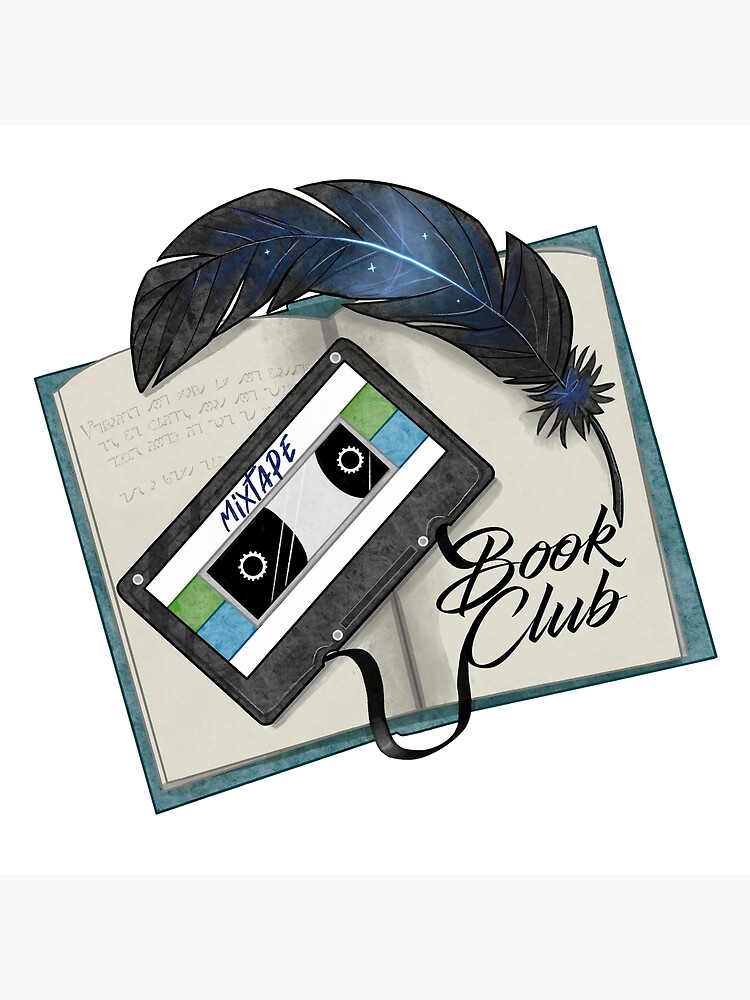 Thumbnail 2 of 2, Tote Bag, Mixtape Book Club Podcast Logo designed and sold by MixtapeBookClub.