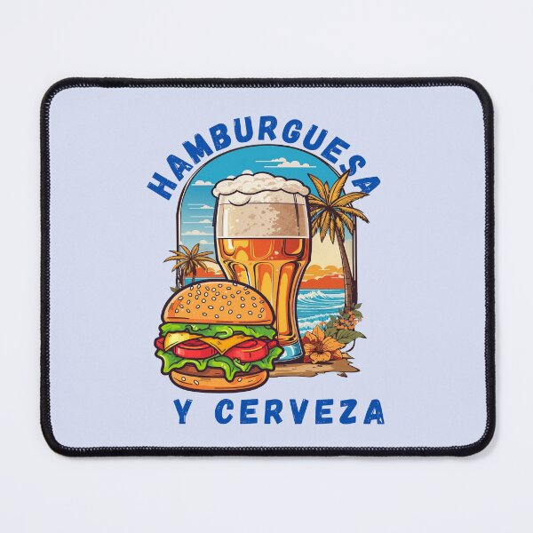 Artikelvorschau, Burger und Bier, entworfen und verkauft von LindaLG.