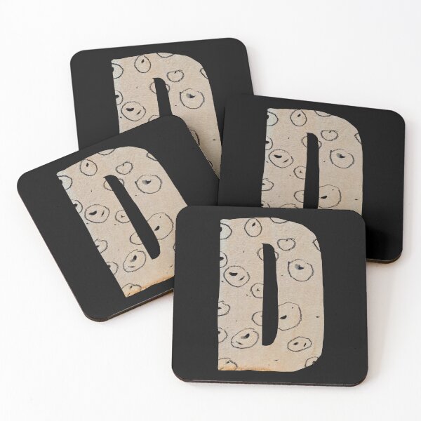 Item preview, Capital letter D cut out paper alphabet black designed and sold by Yana Mustafina | Boho Soulful Designs.
