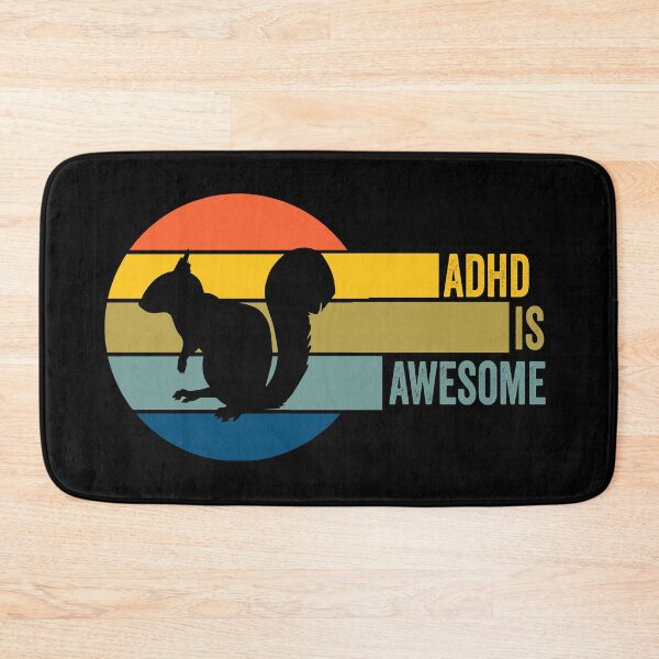 Item preview, ADHD Is Awesome Attention Deficit Hyperactivity Disorder Squirrel designed and sold by Color-Sparkle.