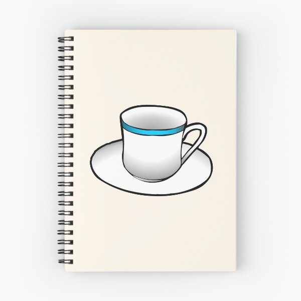 Artikelvorschau, Weiße und blaue Kaffeetasse entworfen und verkauft von Restarter.