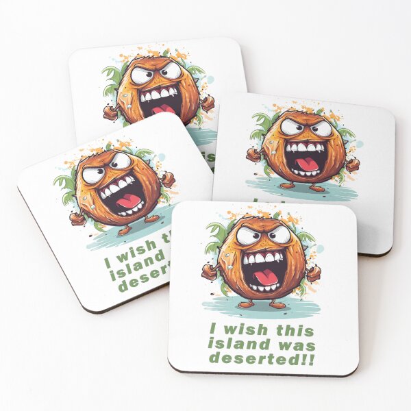 Item preview,  Angry Coconut speaks his mind designed and sold by Imagequest.