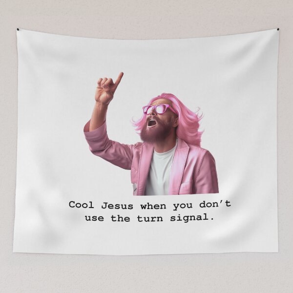 Item preview, Cool Jesus when you don't use the turn signal. designed and sold by TheOddBotShop.