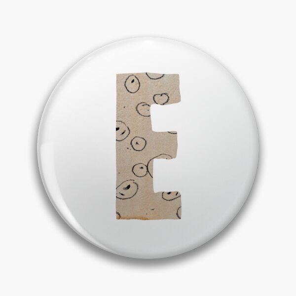 Item preview, Capital letter E cut out paper alphabet designed and sold by Yana Mustafina | Boho Soulful Designs.