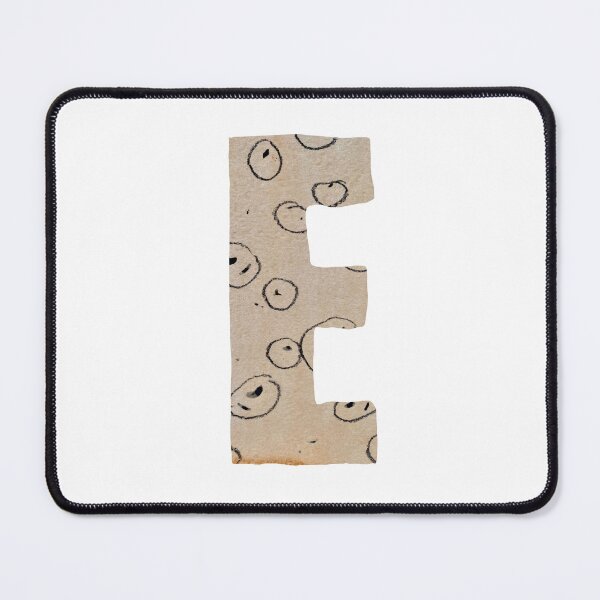 Item preview, Capital letter E cut out paper alphabet designed and sold by Yana Mustafina | Boho Soulful Designs.