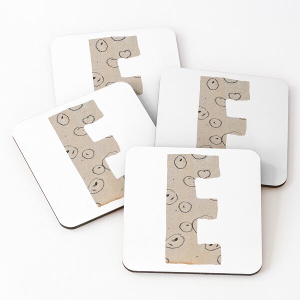 Item preview, Capital letter E cut out paper alphabet designed and sold by Yana Mustafina | Boho Soulful Designs.