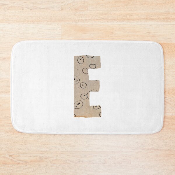 Item preview, Capital letter E cut out paper alphabet designed and sold by Yana Mustafina | Boho Soulful Designs.
