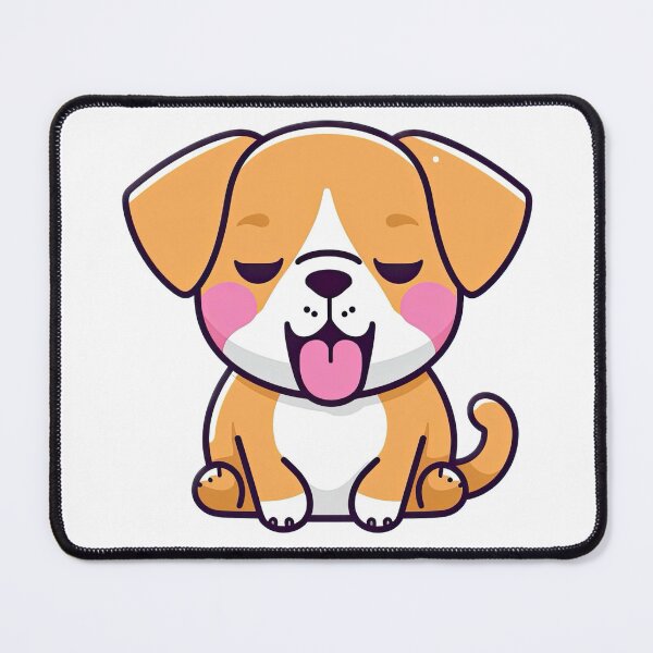 Item preview, Adorable Panting Cartoon Dog designed and sold by TheFullFantasy.
