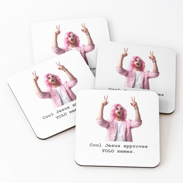 Item preview, Cool Jesus approves YOLO memes. designed and sold by TheOddBotShop.