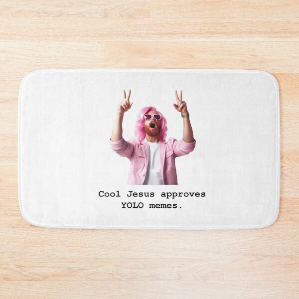 Item preview, Cool Jesus approves YOLO memes. designed and sold by TheOddBotShop.