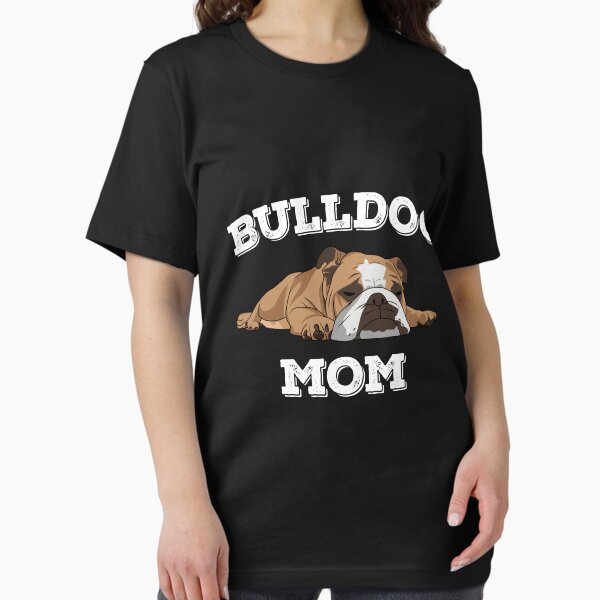 Vista previa del artículo con la obra «Bulldog Mom Design - Bulldog Mom», diseñado y vendido por kudostees.