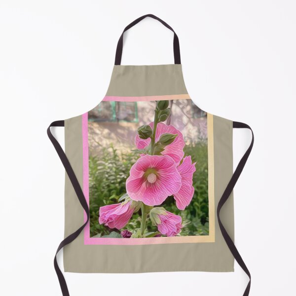 Item preview, Pink Hollyhocks in Santa Fe designed and sold by oh-bi-me.