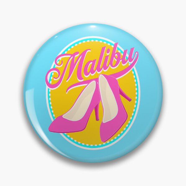 Item preview, Hot Pink High Heels Malibu Sixties Retro designed and sold by AntiqueImages.