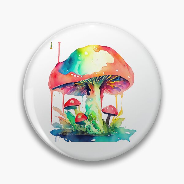 Item preview, Watercolor Fungi  designed and sold by ashexploring.