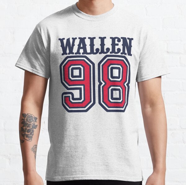 Wallen #98 Team Braves Jersey Shirt Fan Made Baseball Jersey Printed