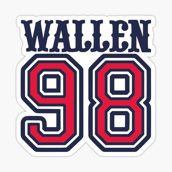 Morgan Wallen #98 Atlanta Braves Jersey - Dgear