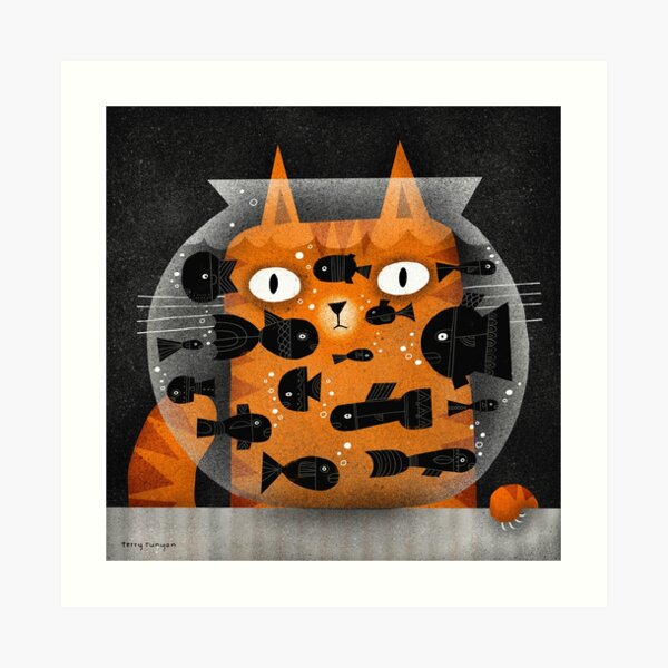 FISHING Art Print