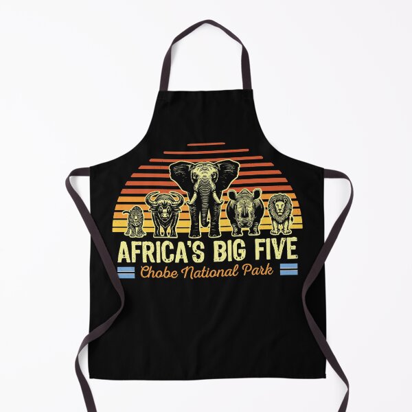 Item preview, Africa's Big Five Safari | Leopard Rhino Elephant Buffalo Lion | Big 5 Africa | Chobe National Park designed and sold by d247.