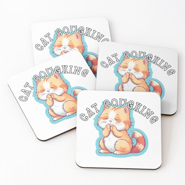 Item preview, CAT COUGHING designed and sold by Tee Studio.